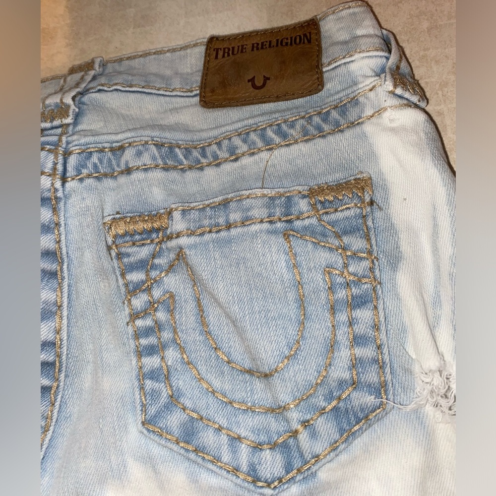 True Religion Light Wash Jeans Size 24